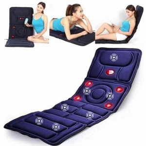 Ganzkörper Massage Matratze Massagegerät beheizte Matte flexible Fernbedienung Kissen - Bild 1 von 12