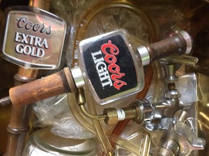 2 Beer Taps With Tubing And Cleaning Jar