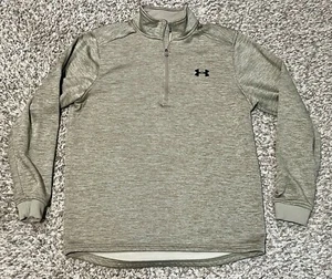 Under Armour Cold Gear Womens 1/4 Zip Pull Over Loose Zip Sweatshirt MINT - Picture 1 of 6