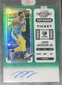 Jaren Jackson Jr 2022-23 Panini Contenders autógrafo óptico verde (2/25) Grizzlie - Imagen 1 de 2