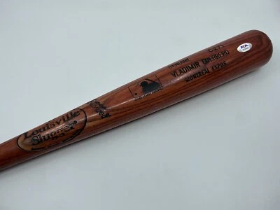 Vladimir Guerrero Expos Signed Auto Game Used Louisville Slugger Bat PSA DNA - Image 1 of 4