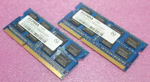 Elpida 4GB (2X2GB) DDR3 2Rx8 PC3-10600S Laptop Memory Ram EBJ21UE8BFU0-DJ-F - Picture 1 of 1