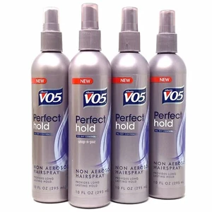 Alberto VO5 Perfect Hold Non Aerosol Hairspray All Day Control 10 Oz (4PK) NOS - Picture 1 of 2
