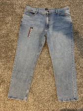 LEE Relaxed Fit Straight Leg Jeans Men 42x32