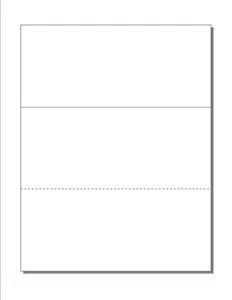 Mailer w Detachable Card (3-3/4" x 8-1/2"), 8-1/2" x 11" White Cover- 250 Sheets - Picture 1 of 1