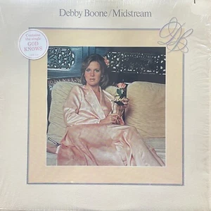 DEBBY BOONE Midstream BSK3130 LP Vinyl  Notch Hype Sticker W.B. Curb Records. - Picture 1 of 4
