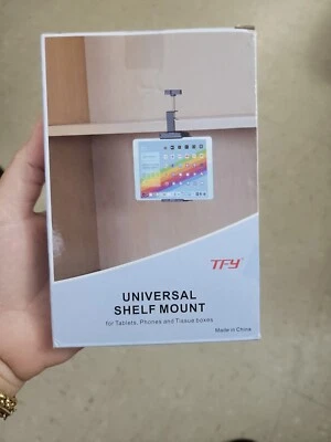 Universal Tablets Clamp Mount Kitchen Cabinet Holder for Tablets and Phones - Image 1 of 4