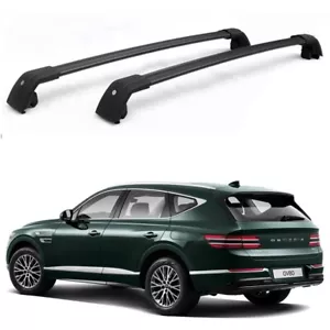 Fits for Hyundai Genesis GV80 2021-2023 Lockable Roof Crossbars Cross Rack Bar - Picture 1 of 10