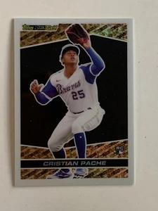 CRISTIAN PACHE - 2021 TOPPS CHROME UPDATE - BLACK GOLD INSERT RC ROOKIE - Bild 1 von 2