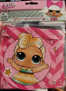 LOL Dolls Happy Birthday Banner - Picture 1 of 4