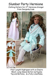 HG104 Slumber Party Pattern for Hermione Granger Tonner - Picture 1 of 1