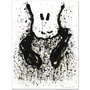 TOM EVERHART Watchdog 6 O'Clock Snoopy Dog Peanuts Hand signed Lithograph COA - Picture 1 of 1