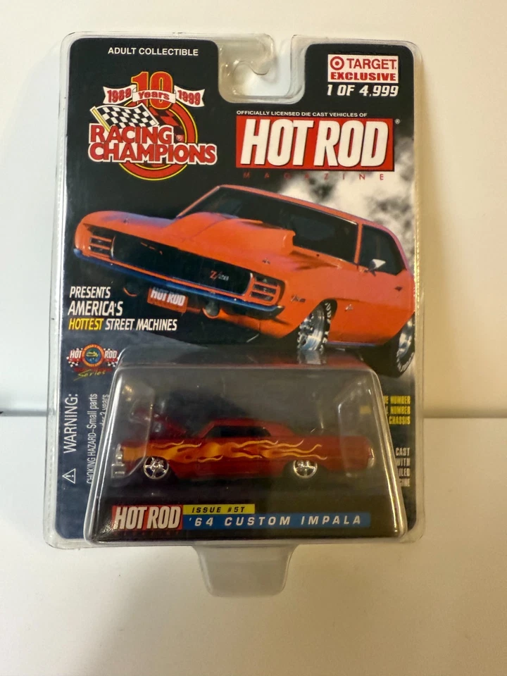 Racing Champions Hot Rod Magazine Issue #57 '64 Custom Impala J10 - Image 1 of 1