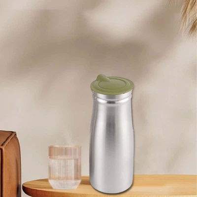 1000ml Stainless Steel Cold Water Pitcher for Everyday Use Sturdy 3.3x9inch - Image 1 of 2