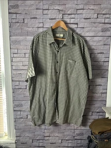 Herren Marithe Francois Girbaud kariertes geknöpftes Hemd Baggy Skater XL - Bild 1 von 5