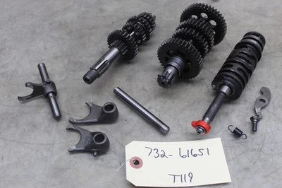 1987 Kawasaki Mojave 110e Oem Transmission Tranny Trans Gears Shafts Forks Drum - Image 1 of 4