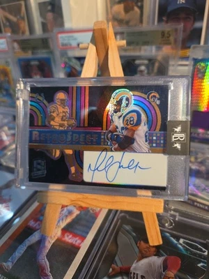 2024 Panini Spectra MARSHALL FAULK Retrospect  ON CARD AUTO Colts Rams #8/25! - Image 1 of 4