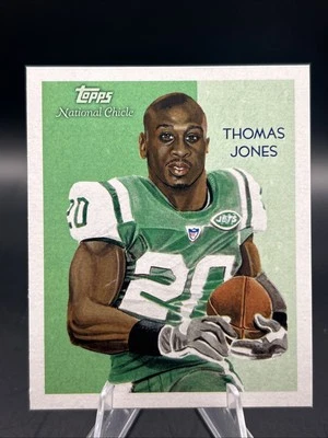 2009 Topps National Chicle Thomas Jones New York Jets Mini Umbrella Back /25 - Image 1 of 2