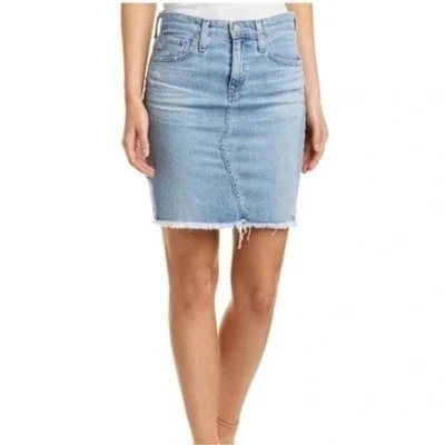 Falda lápiz AG Adriano Goldschmied AG-ED Denim Erin Denim lavado claro talla 32 Foto 1 de 4