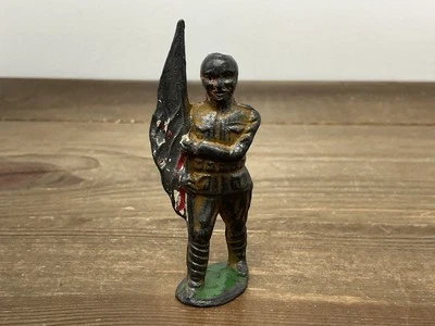 Винтажная оловянная шляпа Barclay Manoil Lead Soldier с отсутствующим флагом - Изображение 1 из 4