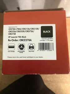 Q-Connect Compatible Solution 78A Black LaserJet Toner Cartridge CE278A - Picture 1 of 2