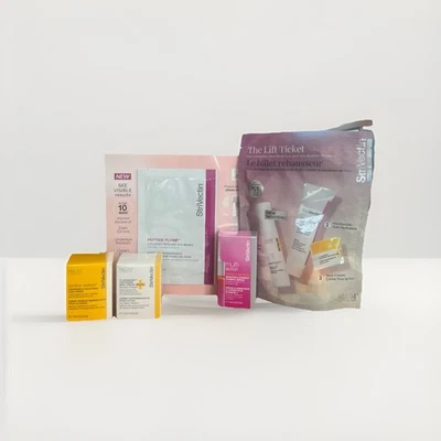 Juego de 7 piezas StriVectin: (2) sueros, (1) crema hidratante, (3) cremas, (1) par de mascarillas para ojos Foto 1 de 3