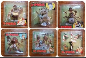 McFarlane Twisted Christmas X-Mas 6 complete Set Monsters 2007 Spawn MOC - Picture 1 of 8