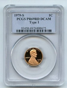 1979 S 1C Lincoln Cent Proof PCGS PR69DCAM - Picture 1 of 1
