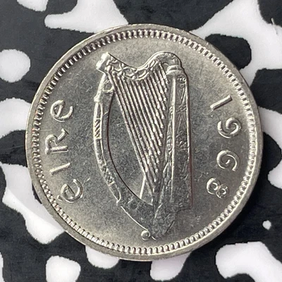 1968 Ireland 3 Pence Threepence Lot#C4258 High Grade! Beautiful! - Image 1 of 2