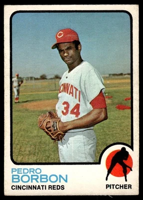 1973 O-Pee-Chee Pedro Borbon Cincinnati Reds #492 - Image 1 of 2