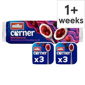 Muller Corner Red Fruits & Blackberry Yogurts 6 X 136G - Picture 1 of 3