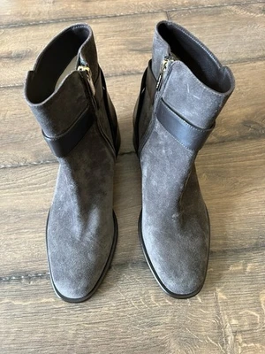 JIMMY CHOO SUEDE ANKLE BOOTS SIZE 7.5 NEW - Image 1 of 4