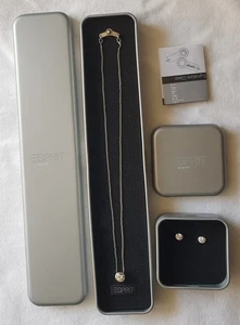 ESPRIT Jewel Kette und Ohrstecker "Purity" 925 Silber weißer Zirkonia NEU&OVP - Bild 1 von 6