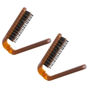 2 Pcs Reisekamm Reisen Mann Faltbare Reisebürste Faltbarer Haarkamm - Bild 1 von 12