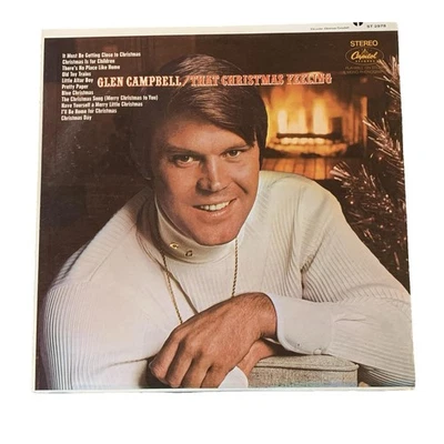 Glen Campbell That Christmas Feeling LP Vinyl Record Album 1968 Holiday Foto 1 de 2