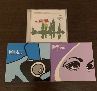Saint Etienne 3 CD Lot - Travel Edition Best Of plus Sylvie & Bad Photographer - Image 1 of 2