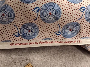 Paintbrush Studio All American Girl #131 Fabric  2 Yards by 44 NEW. - Picture 1 of 3