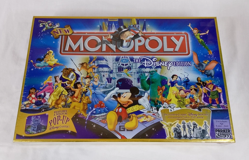 MONOPOLY ~ 2004 3d Disney Limited Edition ~ Factory Sealed ~ Extremely Rare  - image 1 of 4