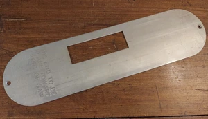 Vintage Table Saw Dado Blade Insert Craftsman? 14 3/8" X 3 3/4" Band Saw Jig Saw - Picture 1 of 6
