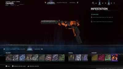 BO7 Zombies Infestation Master Camo Unlock(please rad description for info) - Image 1 of 4