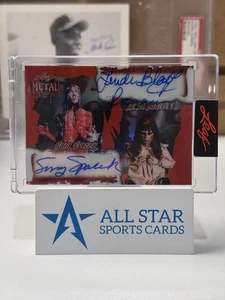 Hoja de metal 2025 Halloween Sissy Spacek Linda Blair doble auto terror/5 SSP - Imagen 1 de 2