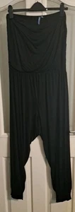 Ladies Evie Black Strapless Jumpsuit Size 18 - Picture 1 of 1