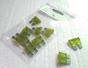 20 AMP ATO Standard Blade type automotive fuse 10 PACK - Bild 1 von 1