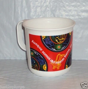 Taza de Café TUPPERWARE Microondas Recalentable Diseño del Centenario Mexicano B Nuevo - Imagen 1 de 2
