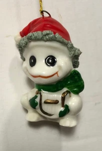 Christmas Spaghetti Trim Miniature Ornament Frog Napco - Picture 1 of 4