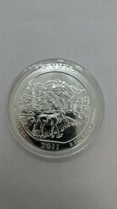 2011 5 Oz Silver Coin America the Beauty Olympic National Park, WA - In Capsule - Picture 1 of 5