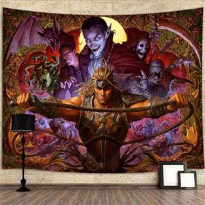 Vampire Castlevania Wall Art Poster Games Tapestry Wall Hanging Anime Background - Picture 1 of 7