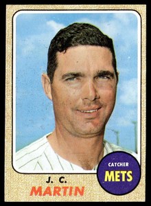 1968 Topps #211 J.C. Martin VGEX-B107R12