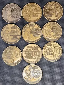 Norsk Hostfest Commemorate Coins Medals Tokens Lot (10) Minot North Dakota - Picture 1 of 12