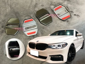 Cubierta negra con cerradura de puerta de acero inoxidable para BMW 17~19 G30 sedán serie 5 ◎ - Imagen 1 de 5